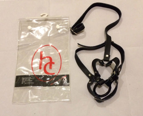 BDStyle Literotica O Ring Gag Open Mouth Gag Light PVC Adjustable Straps - Bondage Gags and Bits