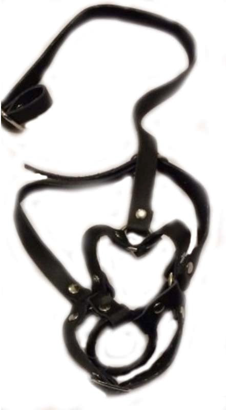 BDStyle Literotica O Ring Gag Open Mouth Gag Light PVC Adjustable Straps - Bondage Gags and Bits