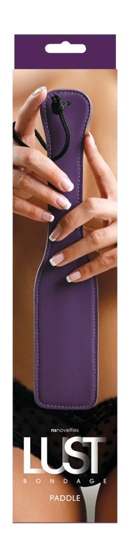 NS Novelties Lust Bondage Paddle Purple Impact Play - Paddles And Slappers
