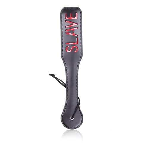 BDStyle Lustful Wide Slave Bondage Paddle Premium Leather Impact Play - Paddles And Slappers