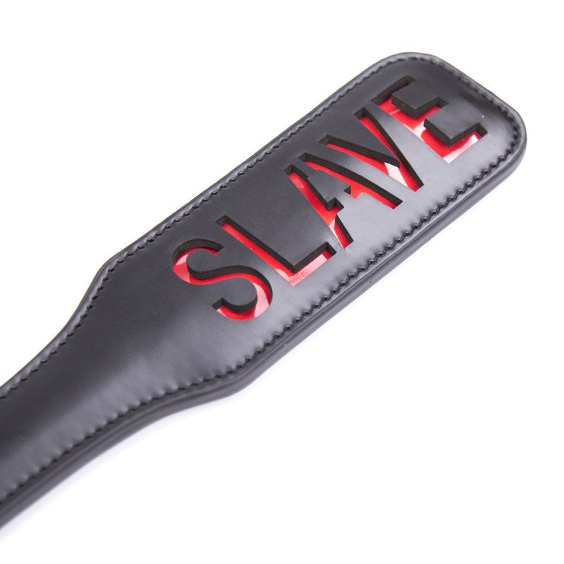 BDStyle Lustful Wide Slave Bondage Paddle Premium Leather Impact Play - Paddles And Slappers