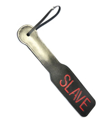 BDStyle Lustful Wide Slave Bondage Paddle Premium Leather Impact Play - Paddles And Slappers
