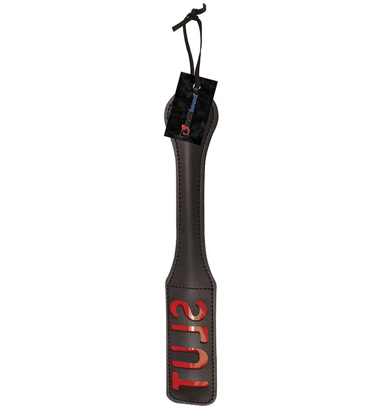Sportsheets Manbound Slut Impression Paddle Leather Impact Sex Toy - Paddles And Slappers