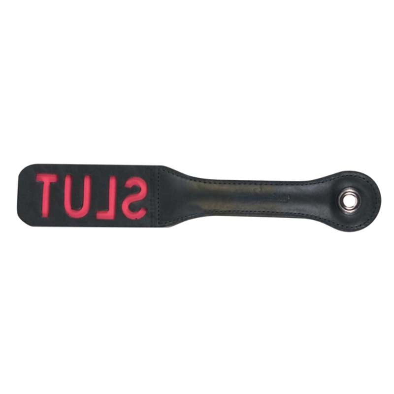 Sportsheets Manbound Slut Impression Paddle Leather Impact Sex Toy - Paddles And Slappers