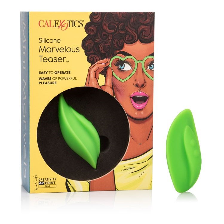 California Exotics Mini Marvels Silicone Marvelous Teaser Clitoral Vibrator - Personal Massagers