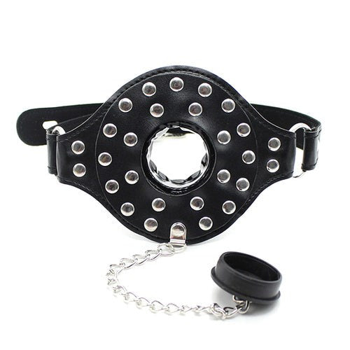 BDStyle Mouth Gag Plug Head Harness for BDSM Control and Submission Play - Bondage Gags and Bits