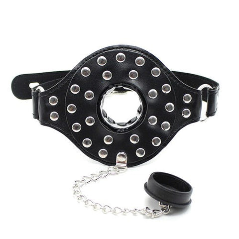 BDStyle Mouth Gag Plug Head Harness for BDSM Control and Submission Play - Bondage Gags and Bits