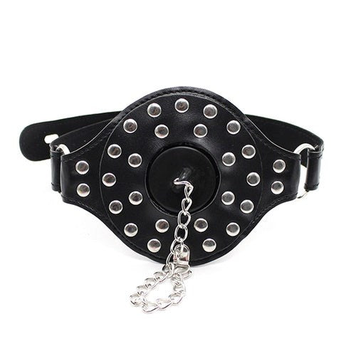 BDStyle Mouth Gag Plug Head Harness for BDSM Control and Submission Play - Bondage Gags and Bits