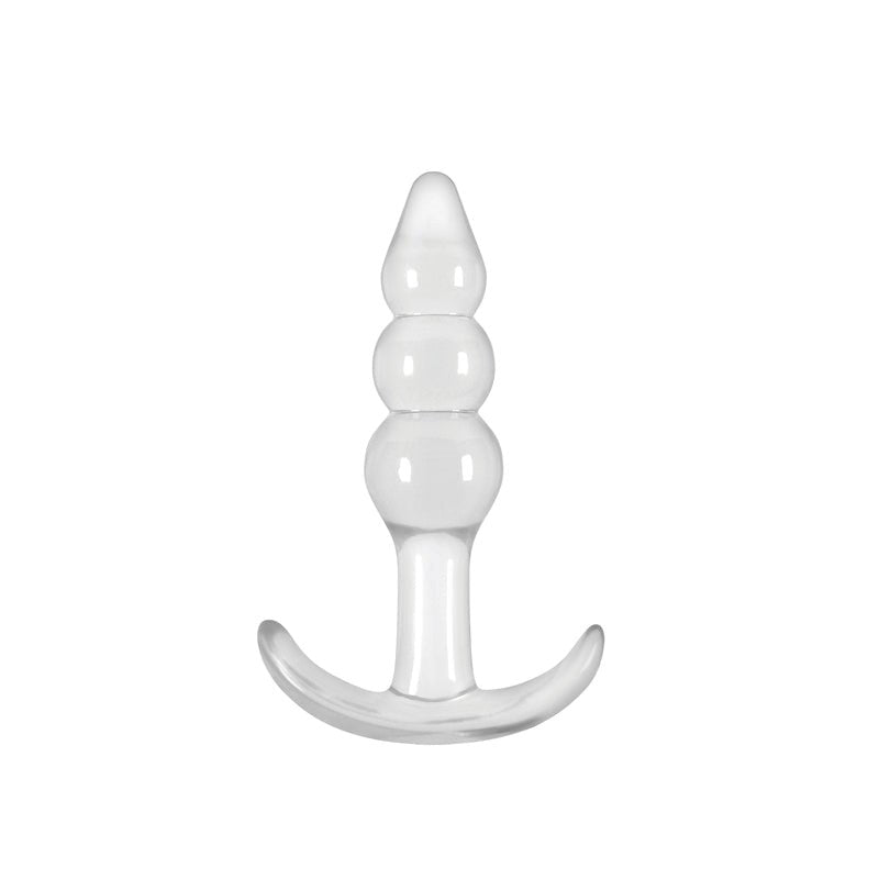 NS Novelties Jelly Rancher Ripple Anal T Plug Body Safe TPE Butt Plug - Butt Plugs