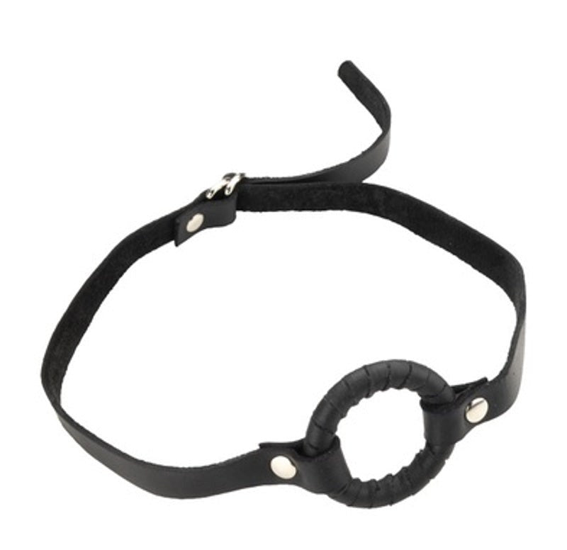 Spartacus Enterprises O Ring Gag With D Ring Closure Made in USA - - Bondage Gags and Bits