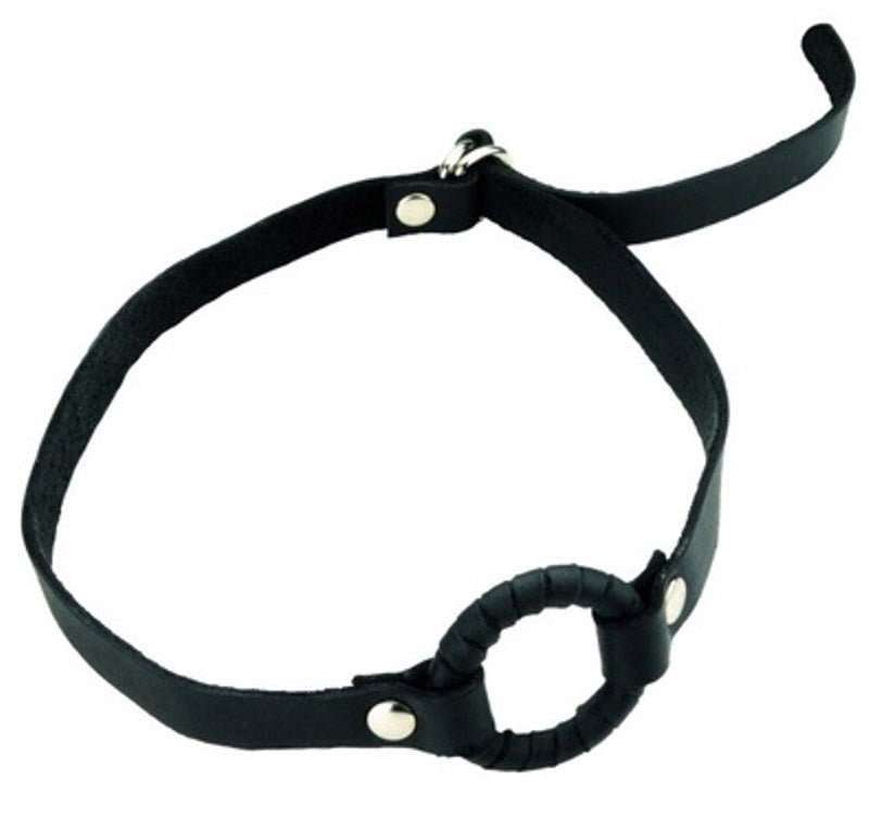 Spartacus Enterprises O Ring Gag With D Ring Closure Made in USA - - Bondage Gags and Bits
