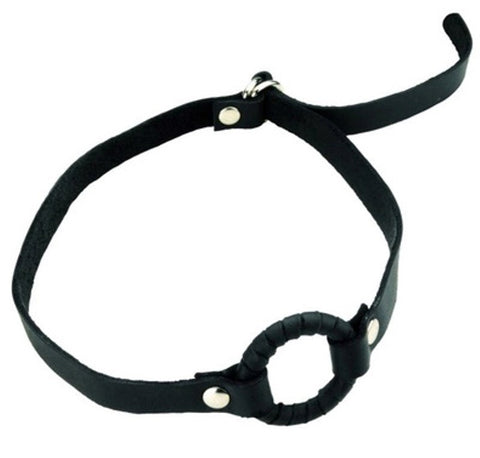 Spartacus Enterprises O Ring Gag With D Ring Closure Made in USA - Bondage Gags and Bits