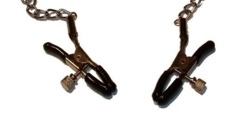 BDStyle O Ring Gag with Nipple Clamps Light Dual Bondage Restraint - Bondage Gags and Bits