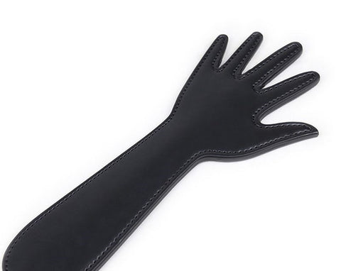 Hells Couture Obsessions Right Hand Slave Paddle Premium Leather BDSM - Paddles And Slappers
