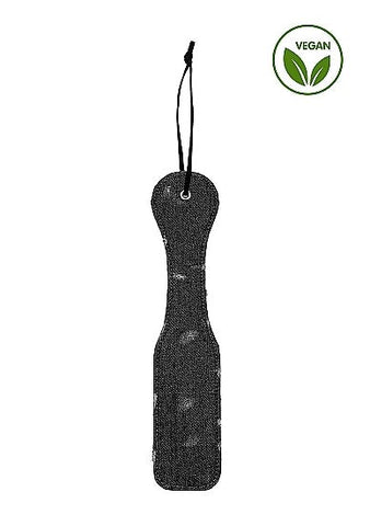 Shots Toys OUCH! Denim Paddle Black Premium Denim Impact Play - Paddles And Slappers