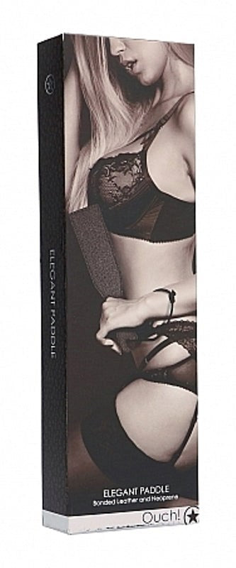 Shots Toys Ouch! Elegant Paddle Premium BDSM Impact Play Tool - - Paddles And Slappers