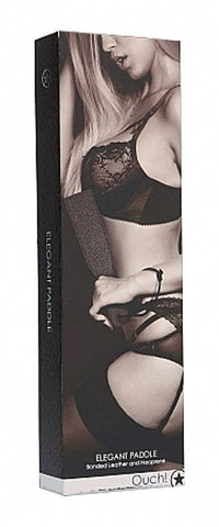 Shots Toys Ouch! Elegant Paddle Premium BDSM Impact Play Tool - Paddles And Slappers