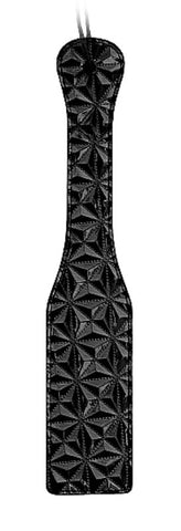 Shots Toys Ouch! Luxury Paddle Diamond Pattern Design for BDSM Impact Play - Paddles And Slappers