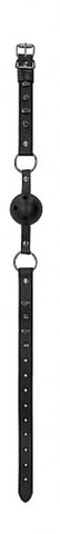 Shots Toys Ouch! Skull and Bones Breathable Ball Gag with Safety Holes - Bondage Gags and Bits