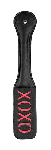 Shots Toys Ouch! XOXO Paddle Firm Leather Impact Play Sex Toy - Paddles And Slappers