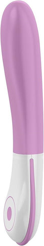 Xgen Products OVO E2 Rechargeable G Spot Vibrator Pink and White - G-Spot Vibrators