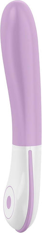 Xgen Products OVO E2 Rechargeable G Spot Vibrator Pink and White - G-Spot Vibrators