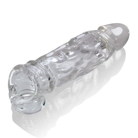 Oxballs Butch Mens Cocksheath Clear Stretchy FLEX TPR Enhancement - Pumps, Extenders and Sleeves