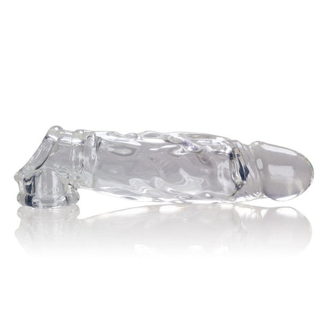 Oxballs Butch Mens Cocksheath Clear Stretchy FLEX TPR Enhancement - Pumps, Extenders and Sleeves