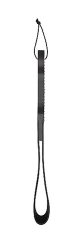 Shots Toys Pain Leather Belt Whip Slapper with Wooden Handle BDSM Impact - Paddles And Slappers