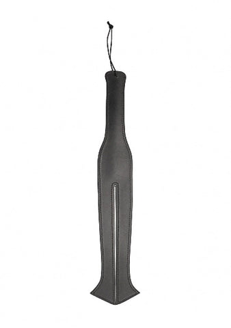 Shots Toys Pain Two Finger Paddle Tawse Genuine Leather BDSM Spanking - Paddles And Slappers