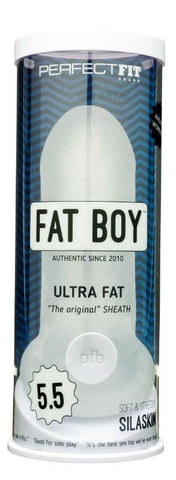 Perfect Fit Fat Boy Original Ultra Fat Clear Penis Sheath Girth Enhancer - Penis Sleeves and Extenders