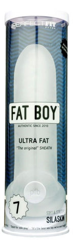 Perfect Fit Fat Boy Original Ultra Fat Clear Penis Sheath Girth Enhancer - Penis Sleeves and Extenders