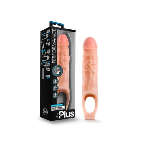 Blush Novelties Performance Plus Sili Cock Sheath Extender Penis Enhancement - Penis Sleeves and Extenders