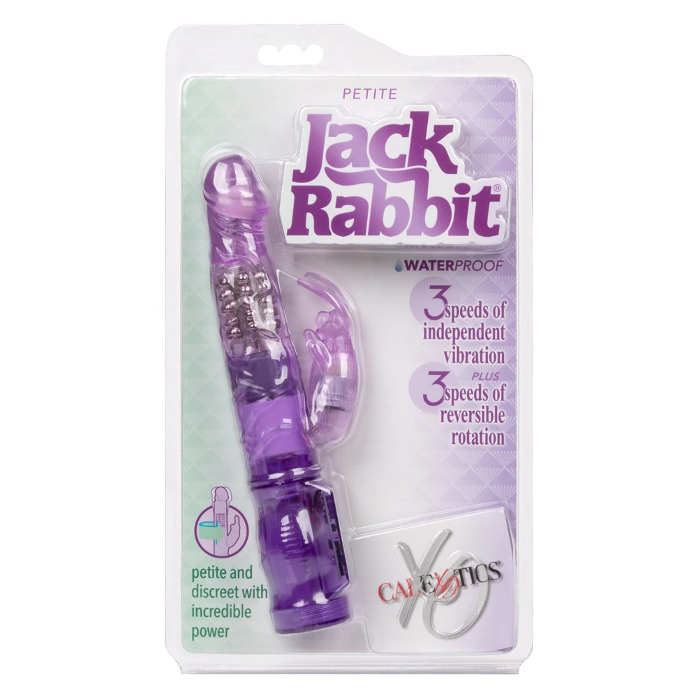 California Exotics Petite Jack Rabbit Vibrator with Rotating Beads Dual Motor - Rabbit Vibrators