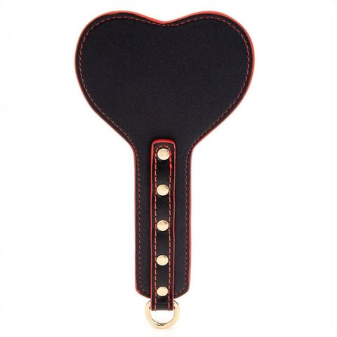 BDStyle Pleasure Spanking Heart Paddle Faux Leather Impact Sex Toy - Paddles And Slappers