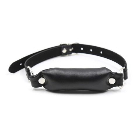 BDStyle Pony Bit Gag Black Premium Faux Leather BDSM Pony Play Gear - Bondage Gags and Bits
