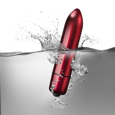 Rocks Off Truly Yours Red Alert Vibrating Bullet Massager 10 Vibration Modes - Bullet Vibrators