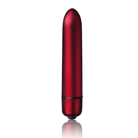 Rocks Off Truly Yours Scarlet Velvet Bullet Vibrator Single Speed Power - Bullet Vibrators