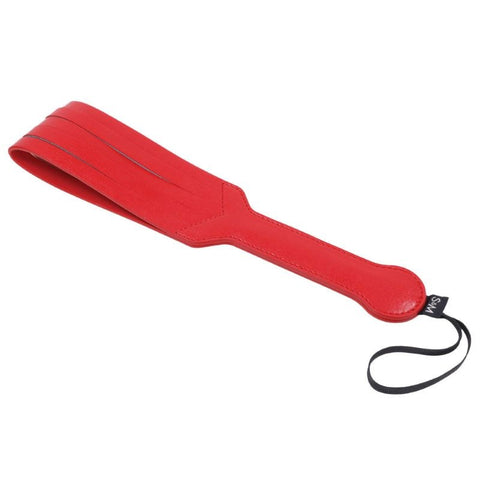 Sportsheets S&M Amor Loop Paddle Red Vegan Leather Impact Play - Paddles And Slappers