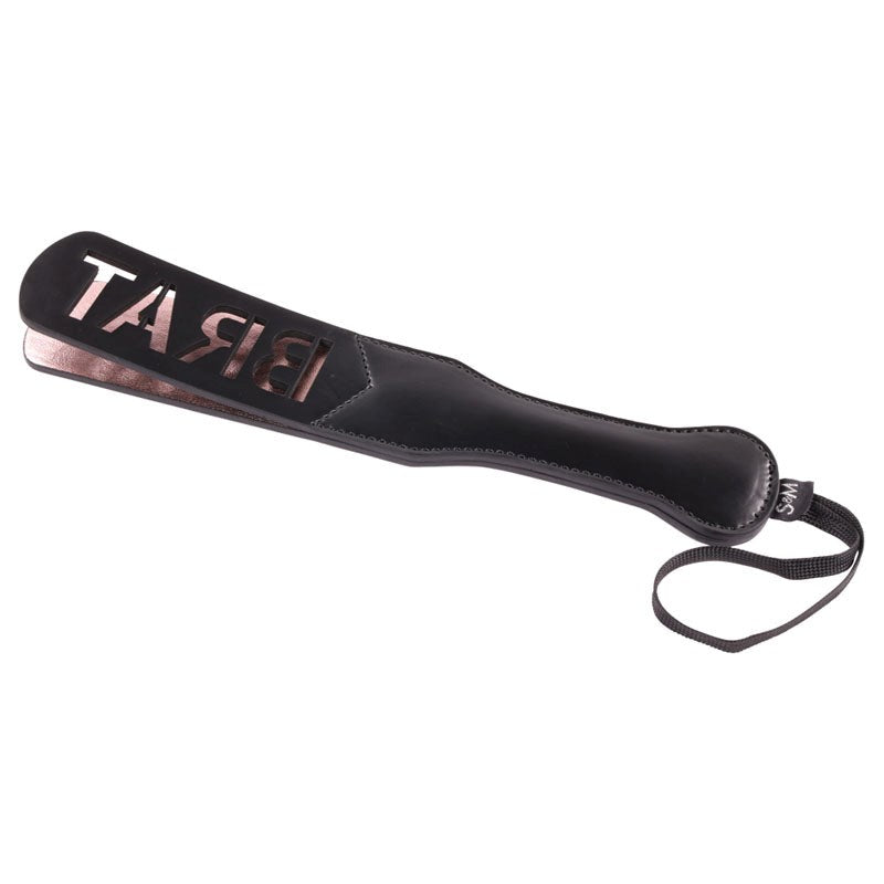 Sportsheets S&M Brat Paddle Rose Gold Impact Play Accessory - Paddles And Slappers