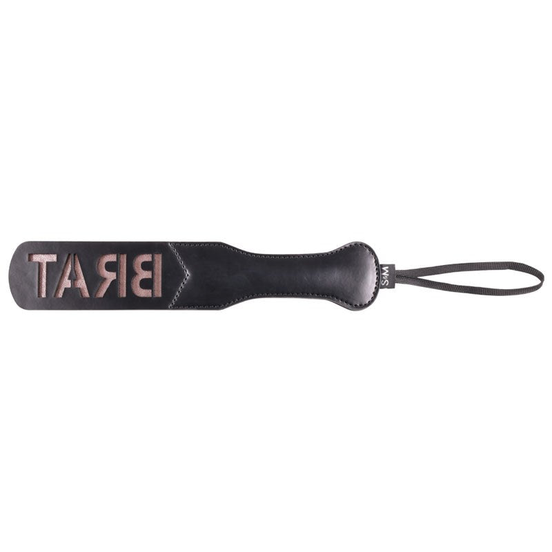 Sportsheets S&M Brat Paddle Rose Gold Impact Play Accessory - Paddles And Slappers