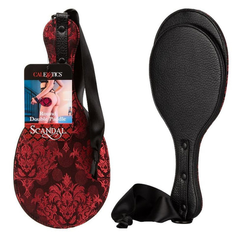 California Exotics Scandal Round Double Paddle BDSM Impact Play - Paddles And Slappers