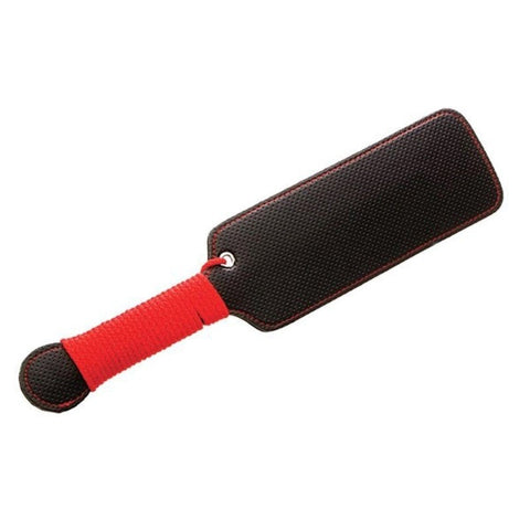 Adam & Eve Scarlet Couture Binding Passion Paddle with 90 Rope - Paddles And Slappers