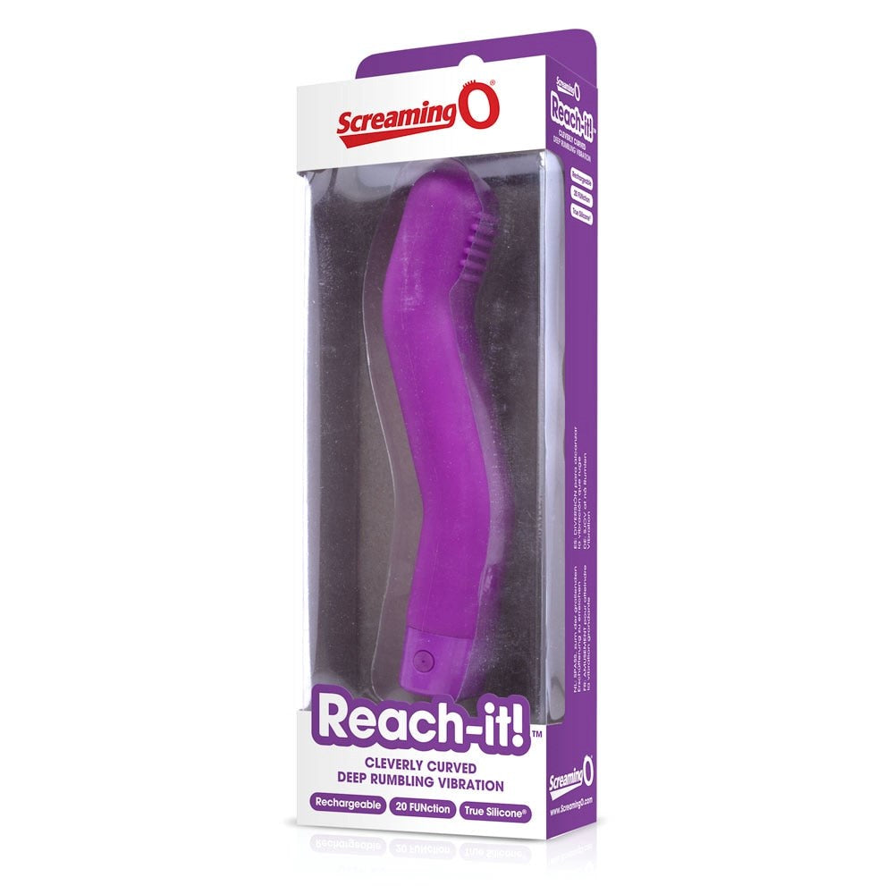 Screaming O Charged Reach it G Spot Vibrator Purple 6 Pack Rechargeable - - G-Spot Vibrators