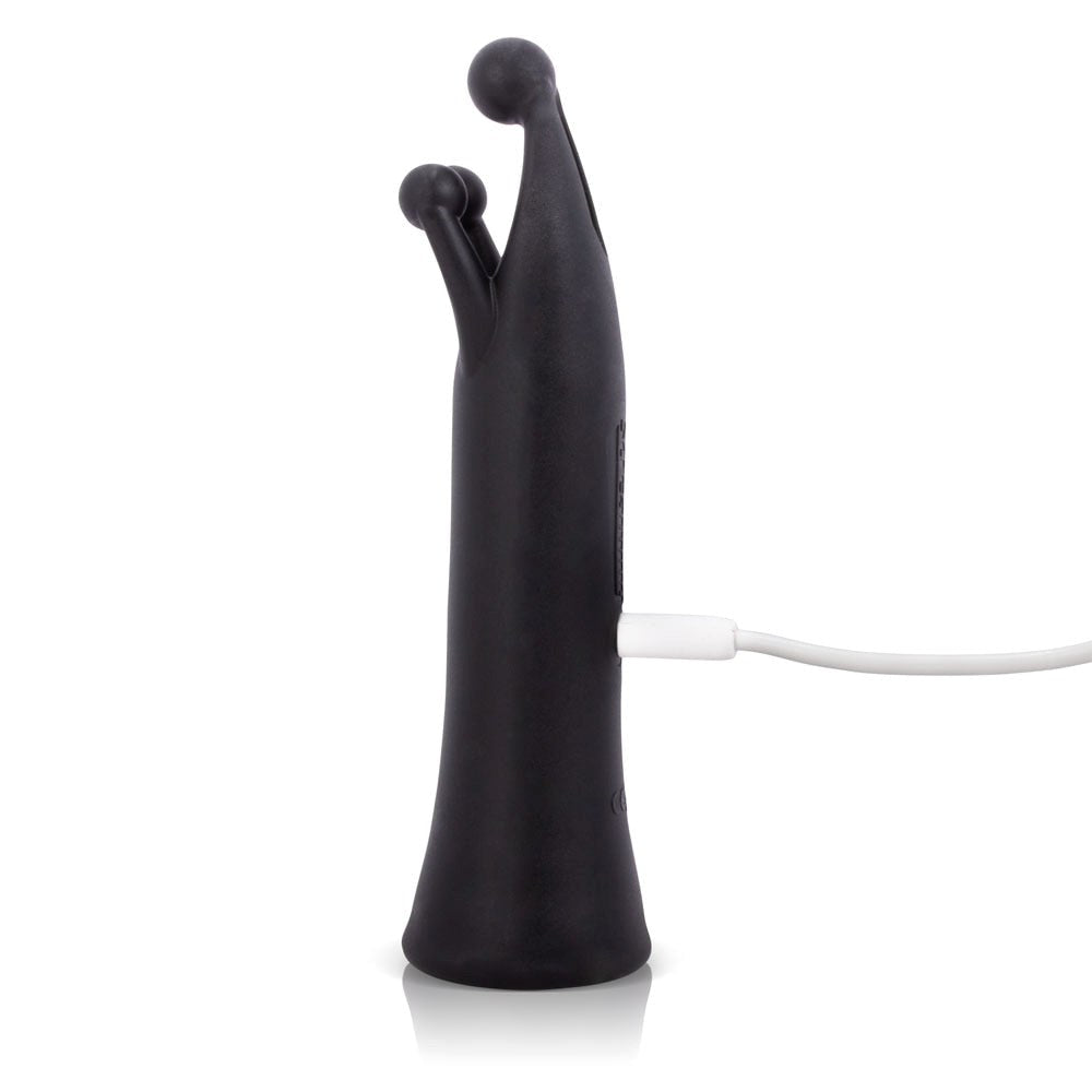 Screaming O Charged Tri it Black Triple Vibrator with 3 Point Stimulation - - Personal Massagers