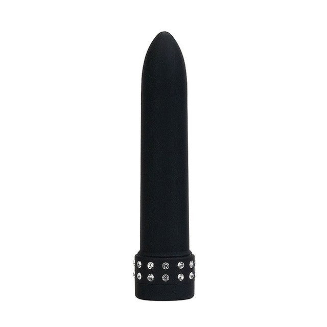 Seven Creations Diamond Silk Bullet Vibrator with Diamond Base Design - - Bullet Vibrators