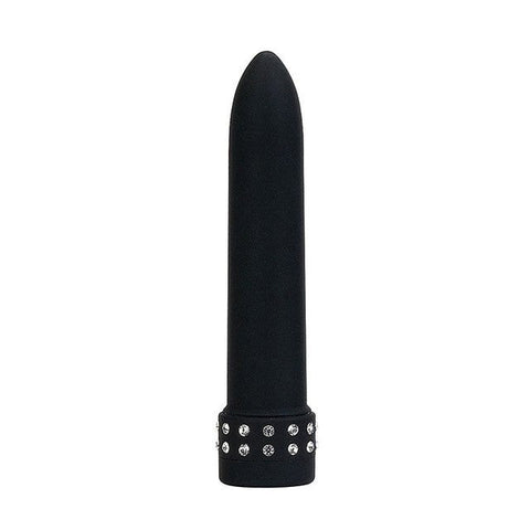 Seven Creations Diamond Silk Bullet Vibrator with Diamond Base Design - Bullet Vibrators