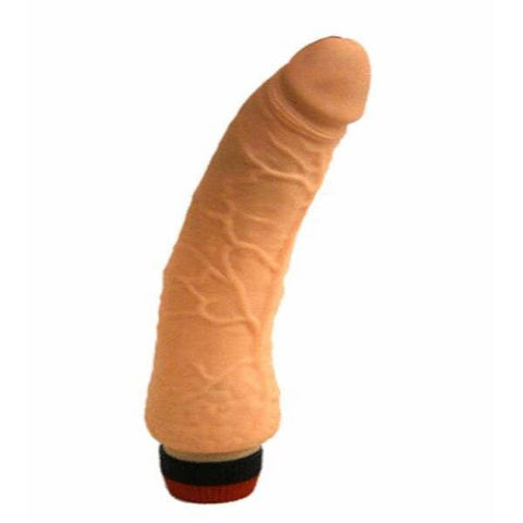 Seven Creations JB 220 Vibrating Dildo Realistic Flesh Tone Multi Speed - Vibrating Dildos