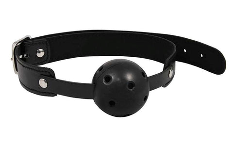 Sportsheets Sex & Mischief Breathable Ball Gag BDSM Restraint - Bondage Gags and Bits