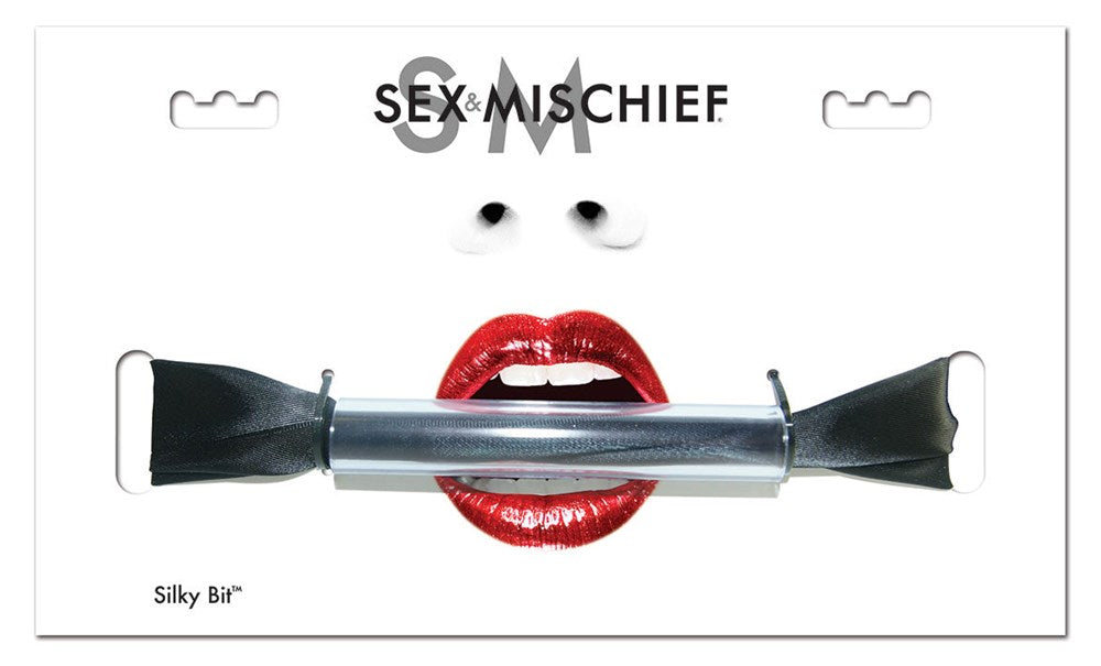 Sportsheets Sex & Mischief Silky Bit Gag with Removable Bit - Bondage Gags and Bits